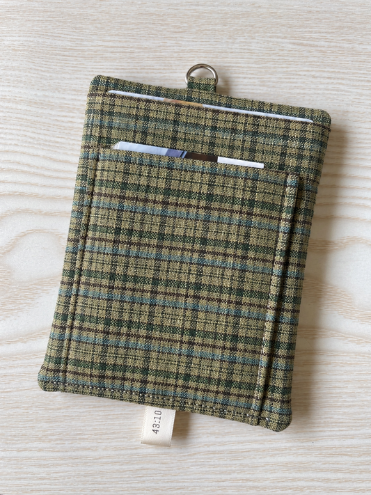 Evergreen Plaid Tiny Tote