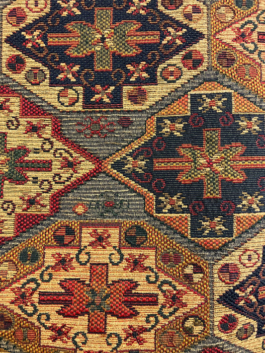 Heritage Geometric Tapestry Runner