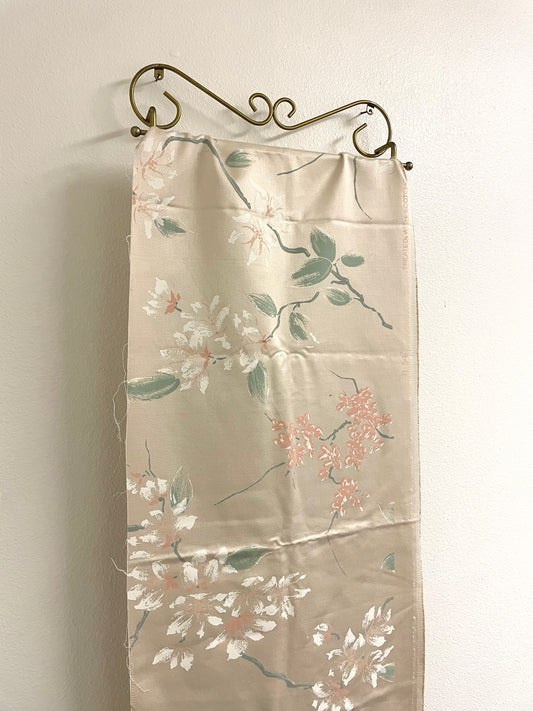 Vintage 1985 Botanical Floral