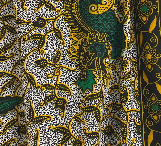 African Wax Block Print