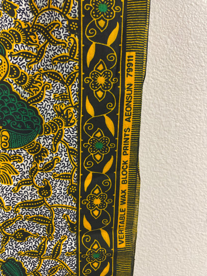 African Wax Block Print