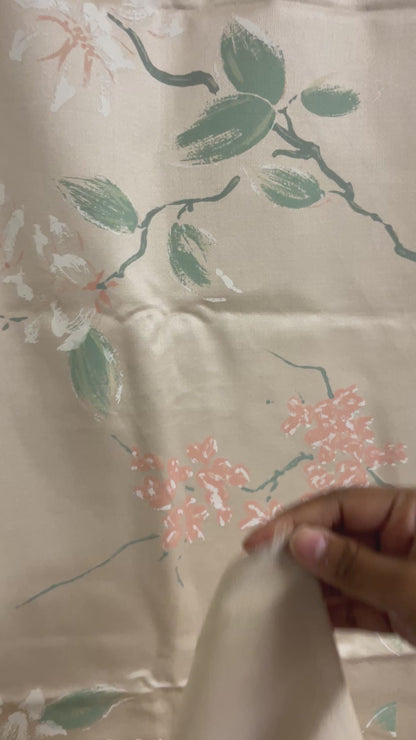 Vintage 1985 Botanical Floral
